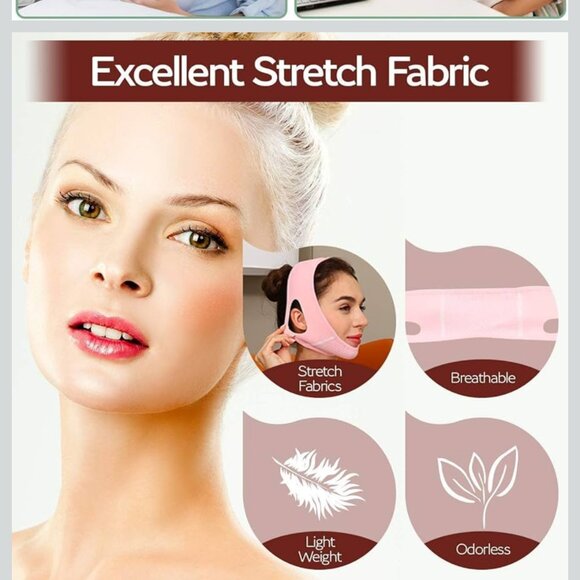 Facial Slimming Chin Reducer Face Lifting V Line Mask Reusable (SKU: 255MI) - Picture 5 of 6